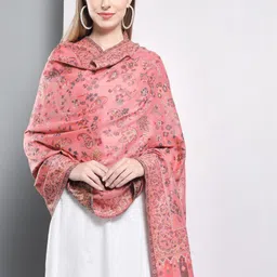 Zamour Women Kani Woven-Design Woolen Shawl-image-45