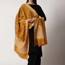 SWI Stylish Women Ethnic Motifs Embroidered Shawl image 2