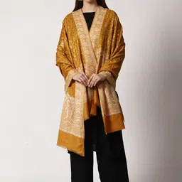 SWI Stylish Women Ethnic Motifs Embroidered Shawl image 5