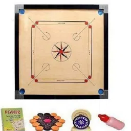 koodox SMOOTH- Full Size(,Size: 32 X 32 Inch, Border: 1.5 Inch) 81.28 cm Carrom Board-picture-15