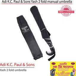 adi k.c.paul & sons Yash 2 fold umbrella for men & women | 2 fold umbrella | Kc Paul Umbrella | Umbrella image 4