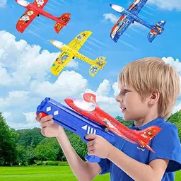 dream choice Airplane Launcher Gun Catapult Plane Model Set Toys Led for Children New Armor Sets-picture-18