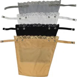 glorsio Women Grey, White, Black, Beige Mock Camisole image 2