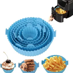 tinsuhg Non-stick Food-grade Reusable Silicone Pot Baking Tray Airfryer Tray-picture-28