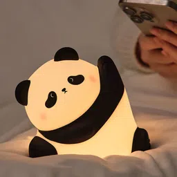 KONGFU Panda Silicone NightLights for Bedroom Rechargeable Silicone-BabyPortable Night Lamp-image-71