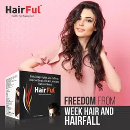 hairful Biotin for Hair Growth, Strong & Hair Hair Fall Control image 3