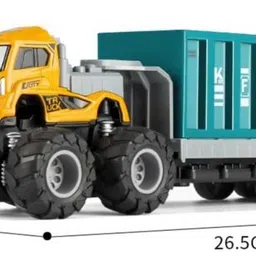 the toy nest Logistic Transport Truck Toys Metal Die-cast Alloy Toys for Kids image 2