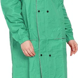 wet off hood Solid Women Raincoat-picture-17