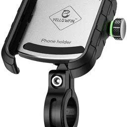 Jaw Grip Aluminium Alloy without charger 360° Rotation adjustable to Handlebar & Mirror Mount for Maps and GPS Navigation Motorcycle/Scooter/Cycle/Bicycle/ Bike Mobile Holder-image-37