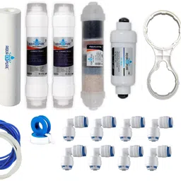 aquadpure Complete 80 GPD RO Water Purifier Service Kit filter Suitable for All Type of Water Purifier (Complete kit of Carbon and sediment) Solid Filter Cartridge-picture-19