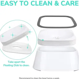 blapoxe Bowl Water Not Sprinkler Water Dispenser Portable Dog Plastic Pet Bowl image 4