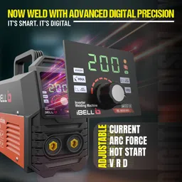 ibell IBL M200-89D MMA Welding Machine, 200A,Advanced Digital Display, IGBT,Anti Stick Inverter Welding Machine image 3