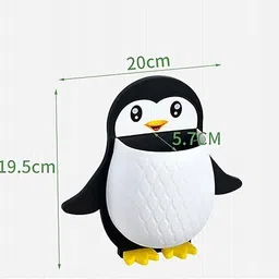 webdealz Plastic Penguin Design Wall Mounted Storage Organizer for Bathroom/Kitchen Etc x3.191 Storage Basket image 3