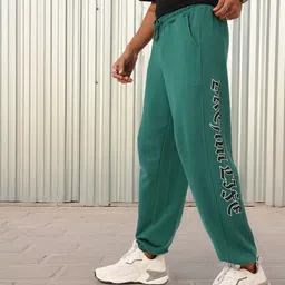 Kook N Keech Men Varsity Vibes Meets Street Utility Relaxed Fit Joggers image 1