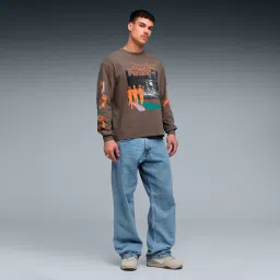 puma House of Graphics Men’s Long Sleeve Relaxed Tee image 3