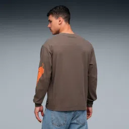 puma House of Graphics Men’s Long Sleeve Relaxed Tee image 4