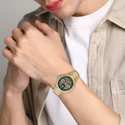 ingersoll Automatic Gold Dial With Lifetime Warranty Analog Watch - For Men I15803 image 2