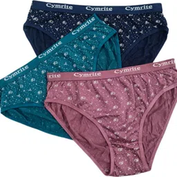 cymrite Pack of 3 Women Hipster Multicolor Panty image 1