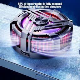 Eci Mobile Phone Cooler Fan Ultra-Quiet Low Noise Simple Installation Semiconductor 1 Fan Cooling Pad image 4