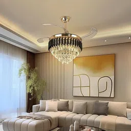 seetastic Modern Stylish BG Chandelier with Fan Chandelier Ceiling Lamp-picture-23