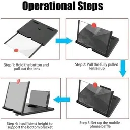 KAIZONE 9 inch 3D HD Mobile Screen Glass Magnifier Screen Expander Phone image 4