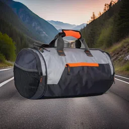 house of common 25 L Gym Duffel Bag - Sports Gym Bag Travel Duffel Bag(S-18*1 1) - Orange-picture-17