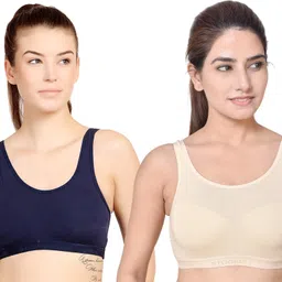stogbull Pack of 2 Women Sports Non Padded Bra-picture-37