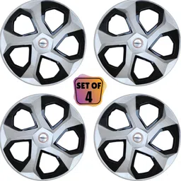 prigan BRZA Silver Black 16 Inch For WRV Wheel Cover For Honda Universal For Car image 2