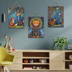 artvibes Nature Theme Wall Hanging Wooden Wall Decor (WH_9613N) image 2