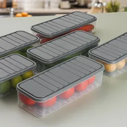 khagay Plastic Fridge Container - 1200 ml image 2