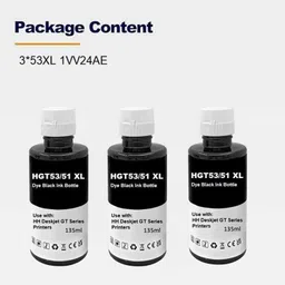 tequo DeskJet GT Series / Smart Tank / Ink Tank Wireless Black + Tri Color Combo Pack Ink Bottle image 2