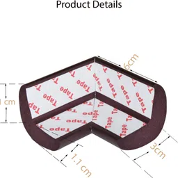 urbanpop Thick Infant Kids Safety Safe Table Desk Corner Edge Cushions Guard Protectors image 5