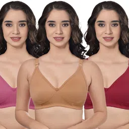 black wings Pack of 3 Women Everyday Non Padded Bra-picture-20