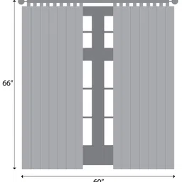 the yellow dwelling Rust Cotton Solid 5.5Ft Semisheer Eyelet 4 Window Curtains image 4