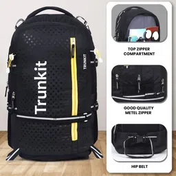 trunkit Travel bag for men tourist bag backpack for hiking/trekking/camping Rucksack - 65 L image 3