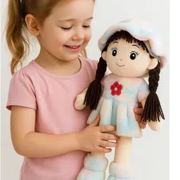 Soft doll for kids Plush Stuffed Toy Colorful Dress cute gift for girls_A71 - 40 cm-image-35