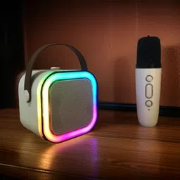 YAROH F58_K12 Kids' Mini Karaoke Machine: Bluetooth Speaker with Wireless Mic 5 W Bluetooth Speaker-image-77