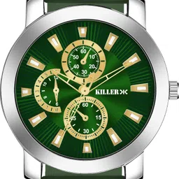 killer Latest Trending Analog Watch - For Men Analog Green Dial Men's Watch with Silicone Strap-picture-10