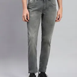 monte carlo Men Regular Mid Rise Grey Jeans-picture-15