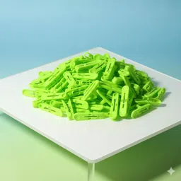 shubhi 50 clips 2 packj Plastic Cloth Clips image 5