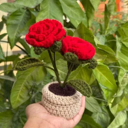 saarforyou Red Rose Artificial Flower-picture-27