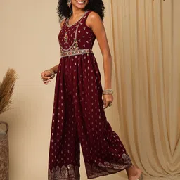 globus Embroidered Women Jumpsuit image 3