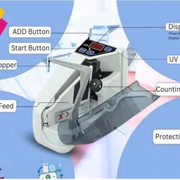 KANABEE LED Display V30 Mini Money Counting Machine for Home - Note Counting Machine Note Counting Machine image 5