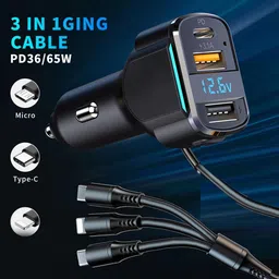 huntindia 48 W Turbo Car Charger image 2