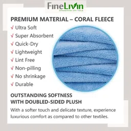 fezora Microfiber 500 GSM Bath Towel image 3