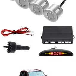zplus Universal 4 Silver Reverse Parking Sensor With LED Display For Cars-20 Safety of Passengers/Car One Alarm Kit-1452 Parking Sensor-picture-31