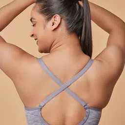 Maashie Pack of 2 Soft Padded Convertible Straps Non Wired Tshirt Bra image 4