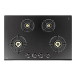 KAFF ASF 784 Tempered Glass Top 4 Burner Automatic Electric Hob (Flame Failure Device, Black) image 5