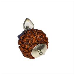 rudraksha silver pendant Silver Silver image 2
