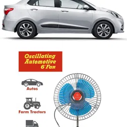 genipap Oscillating Fan 6 Inch 12V Automotive For Car/Truck/Auto rickshaw-PKN0843 Car Interior Fan-picture-35